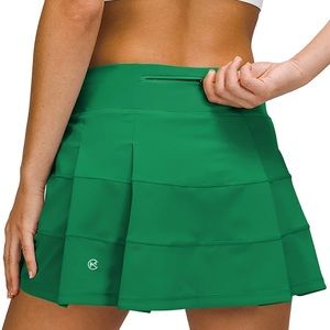 Athletic Pleated Skort with Pocket